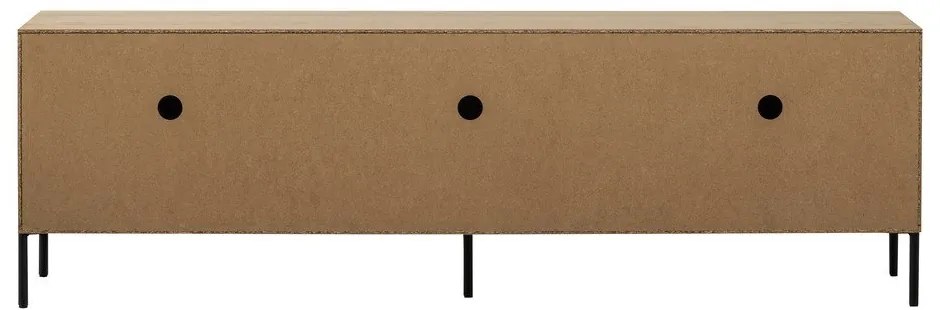 TV stolík z dubového dreva v prírodnej farbe 180x56x46 cm Bono – WOOOD