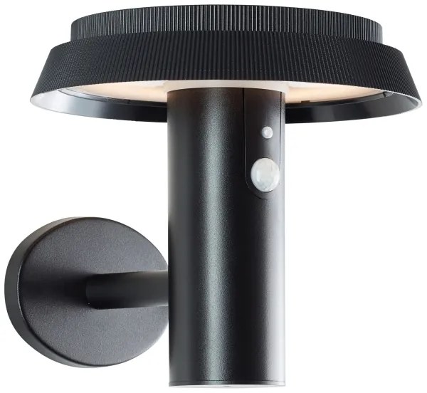 Brilliant - LED Solárne nástenné svietidlo so senzorom ALVERO LED/4W/3,7V IP44