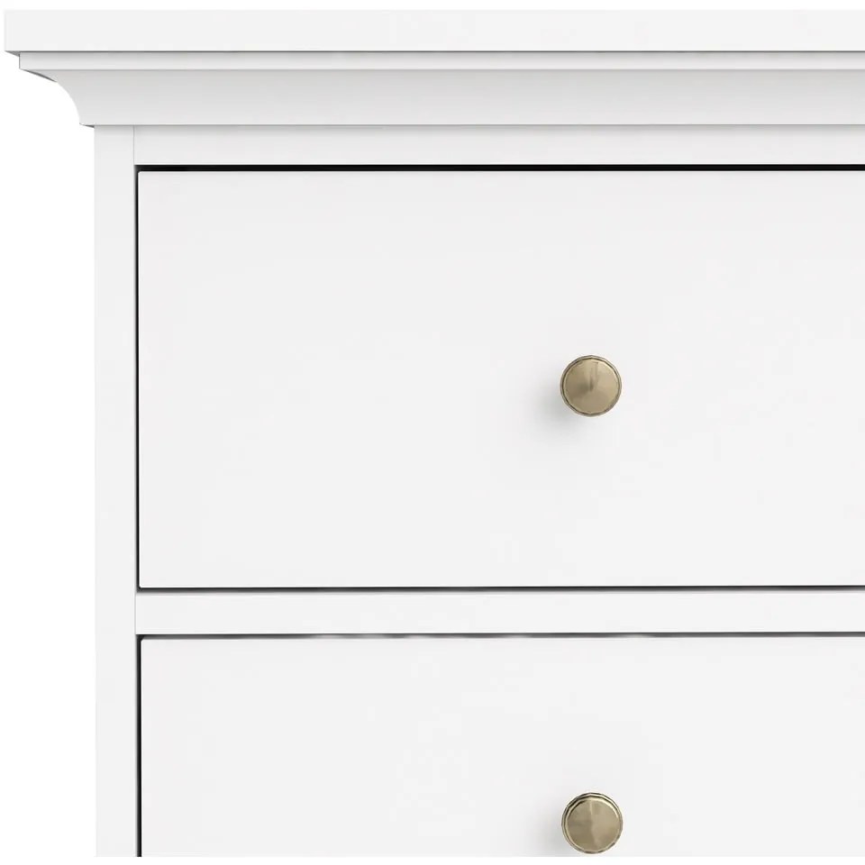 Biela nízka komoda 183x87 cm Paris – Tvilum