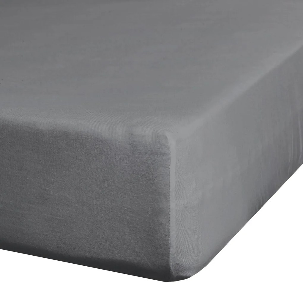 Plachta jersey s lycrou PREMIUM 160/200+30cm tmavosivá