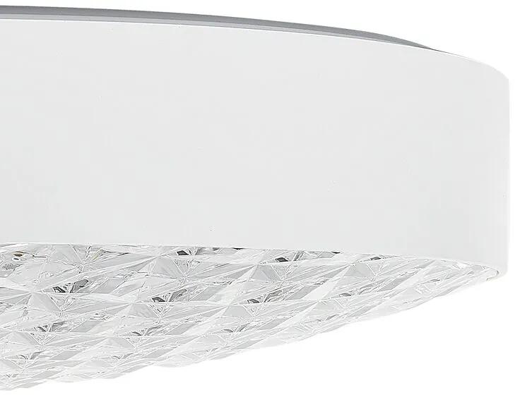 Stropné kovové LED svietidlo biele ARLI Beliani