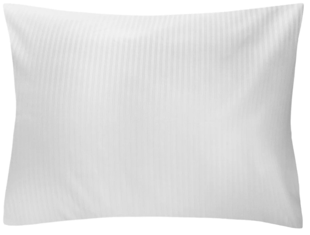 BAVLNENÁ OBLIEČKA NA VANKÚŠ STRIPES4 50X70 CM BIELA