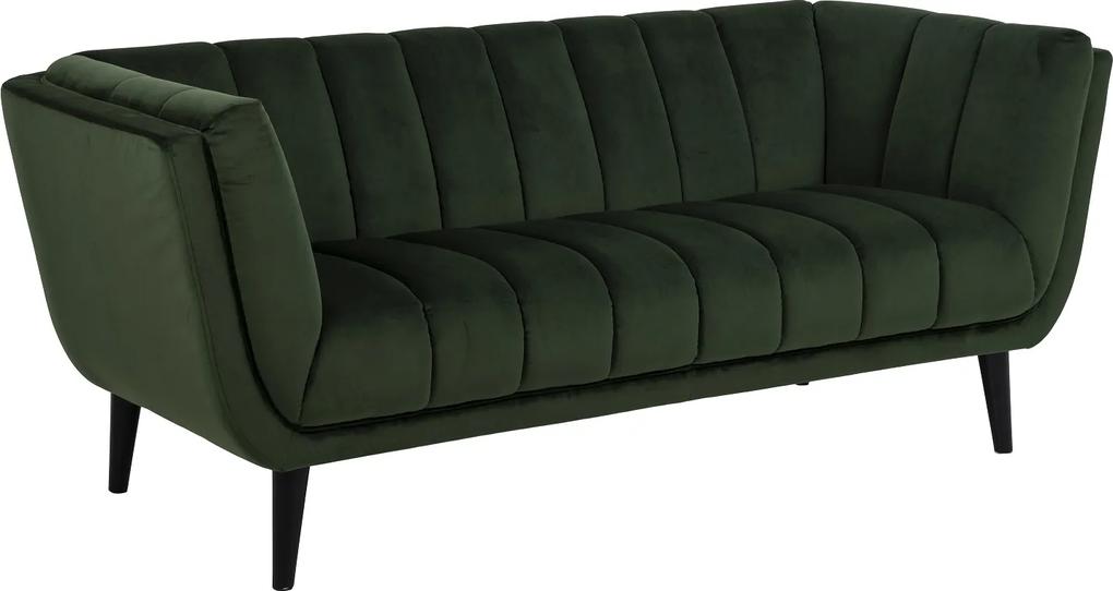 Dizajnová sedačka Raquel 184 cm zelená