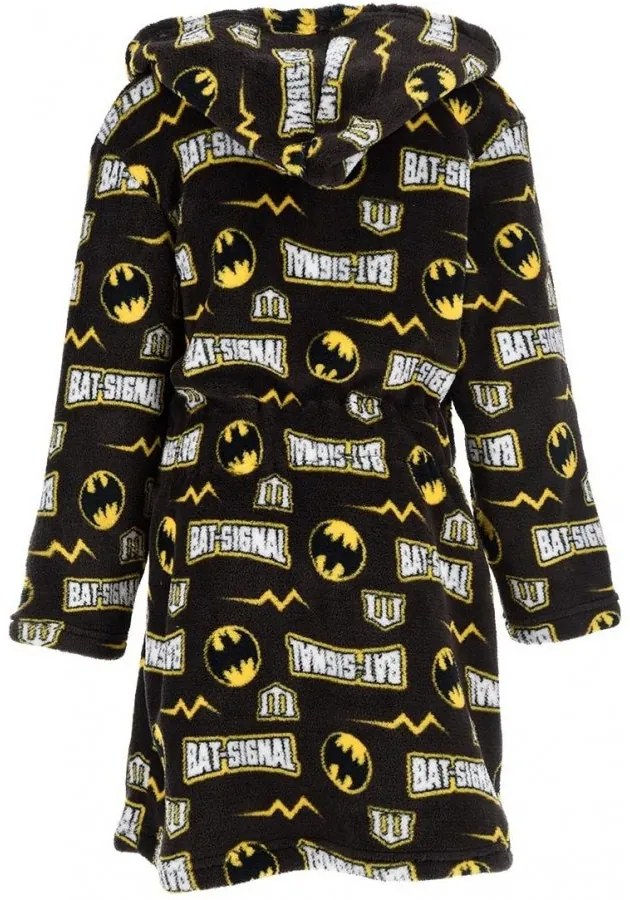 Detský / chlapčenský coral fleece župan s kapucňou Batman, EU 104 Hnedá