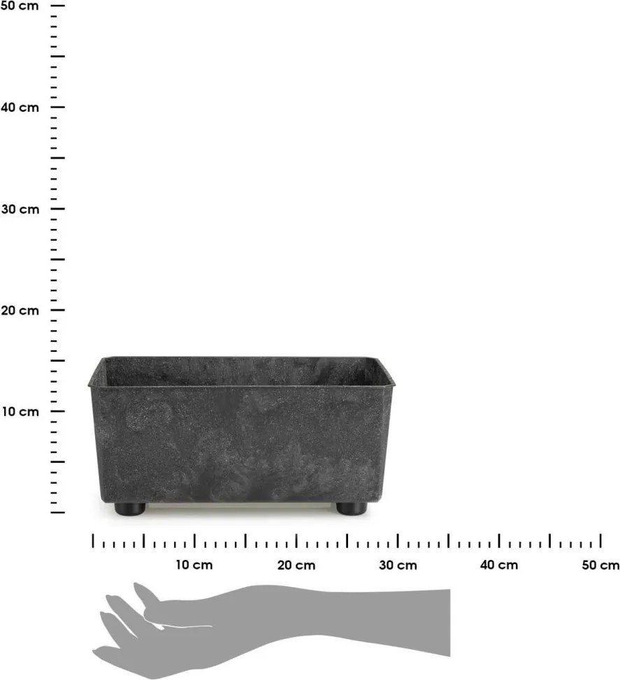 Truhlík s nožičkami Salvia 28,5x17 cm - výber z 8 prevedení