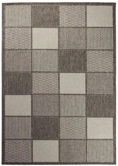 Oriental Weavers, Kusový koberec SISALO/DAWN 85/W71E – na von aj na doma, 240x340, hnedá, chodba / predsieň