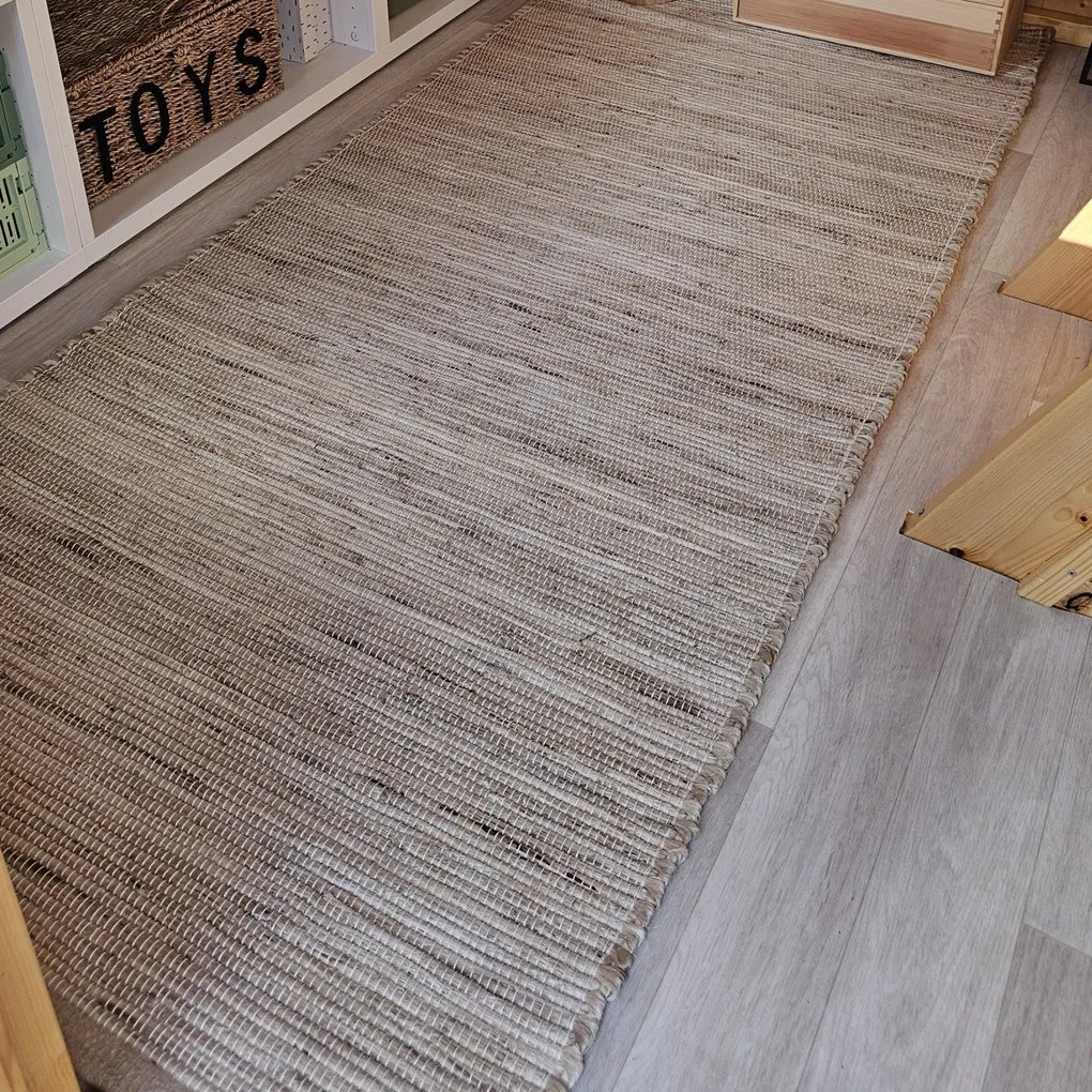 Hanse Home, Kusový koberec Handloom 105962 Dhaka Grey Brown, 60x90, béžová, chodba / predsieň