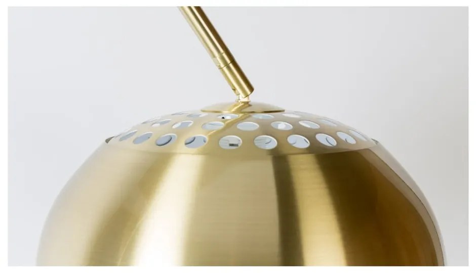 Stojacia lampa v mosadznej farbe Zuiver Bow