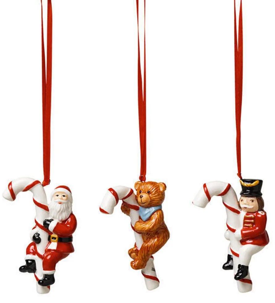 Nostalgic Ornaments vianočné závesná dekorácia, cukrovinky 3ks 13x7cm, Villeroy & Boch