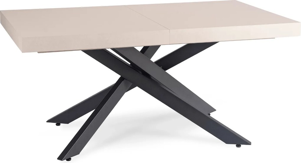 Vintino Stôl AGORDO 160–240 cm kašmír/čierny