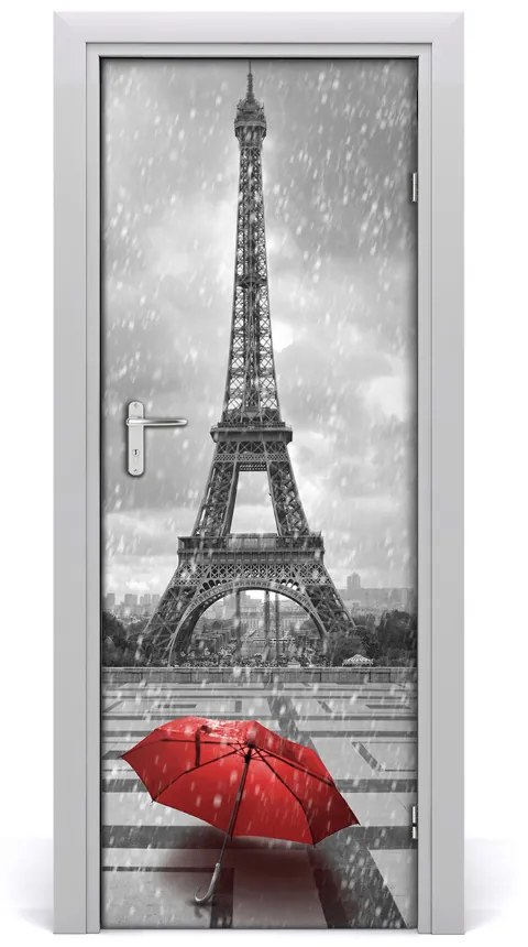 Fototapeta samolepiace na dvere Eiffelova veža 75x205cm