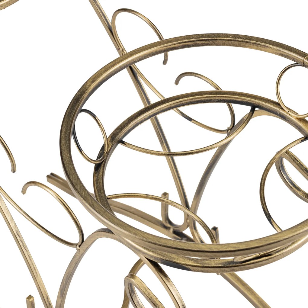 STOJAN NA KVETINÁČ AVERY 49X66 CM ZLATÁ