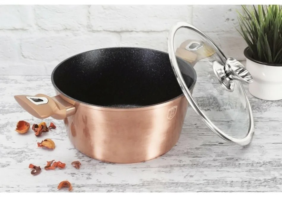 Berlinger Haus 10-dielna súprava hrncov Rosegold Metallic Line