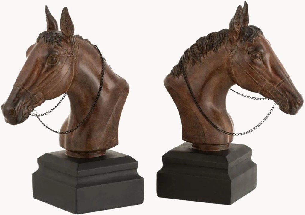 Knižné zarážky Horse Head, 2 ks