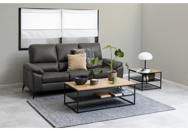 Konferenčný stolík CORA dub/čierny