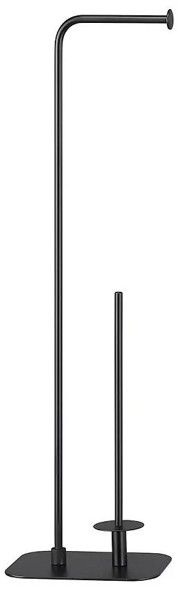 Stojanová súprava na WC papier Nn8164b 20x15x71cm čierna