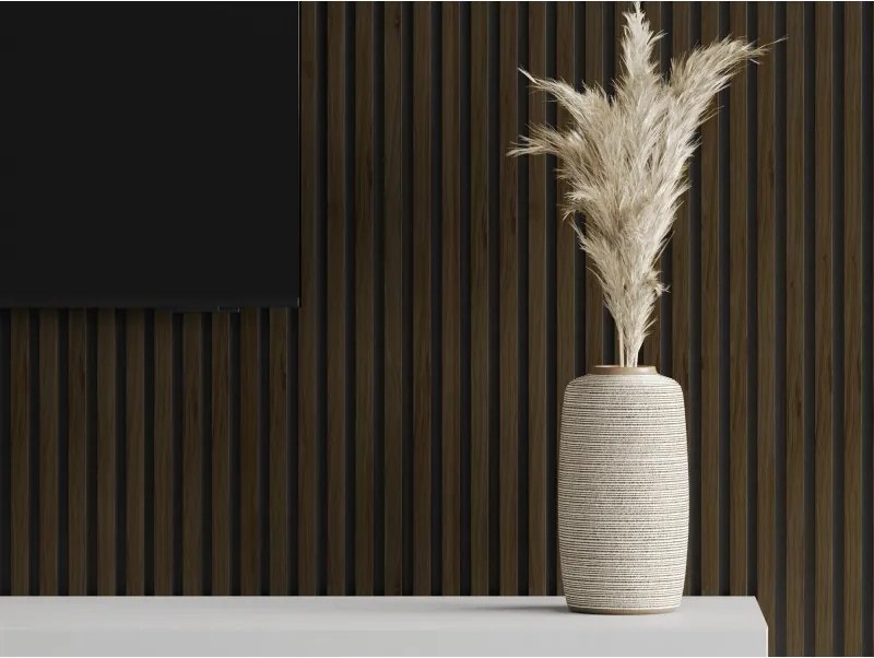 Mexen Lam-F, akustické stenové lamely 275 × 31,5 cm, filc 6 mm, wenge, S105-275317-2812-071