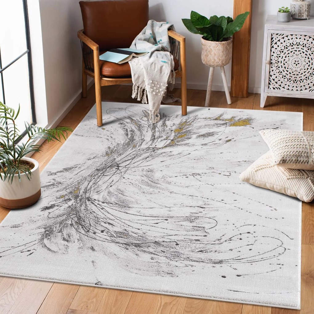 Dekorstudio Moderný koberec CHIC 199 - zlatý Rozmer koberca: 80x150cm