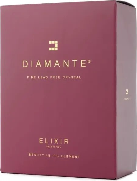 Svadobné poháre na víno Diamante Romance s kryštálmi Swarovski 2 ks