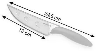 Tescoma Nôž kuchársky MicroBlade MOVE 13 cm, s ochranným puzdrom, 13 cm