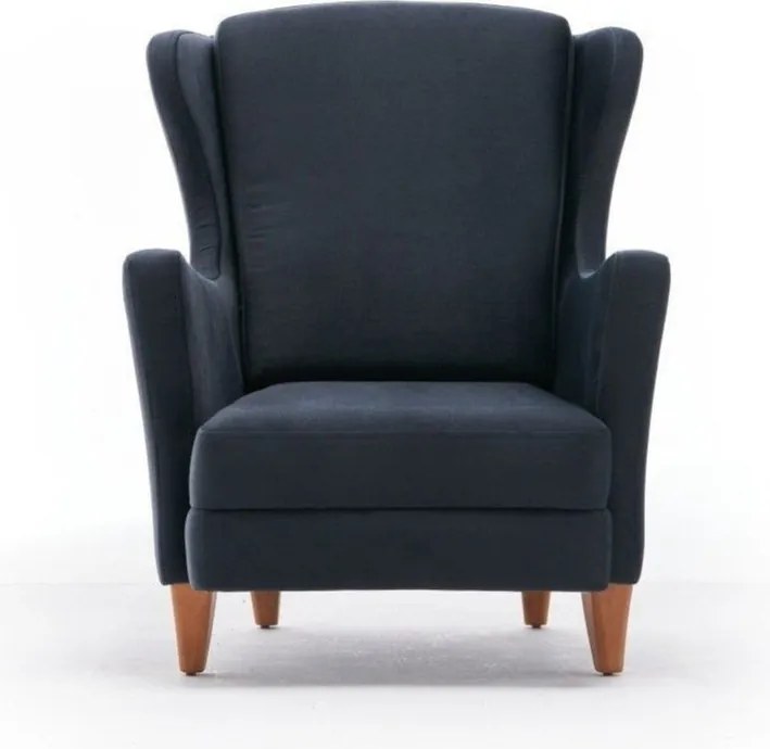 Tmavosivé kreslo ušiak Lola Brejer – Artie