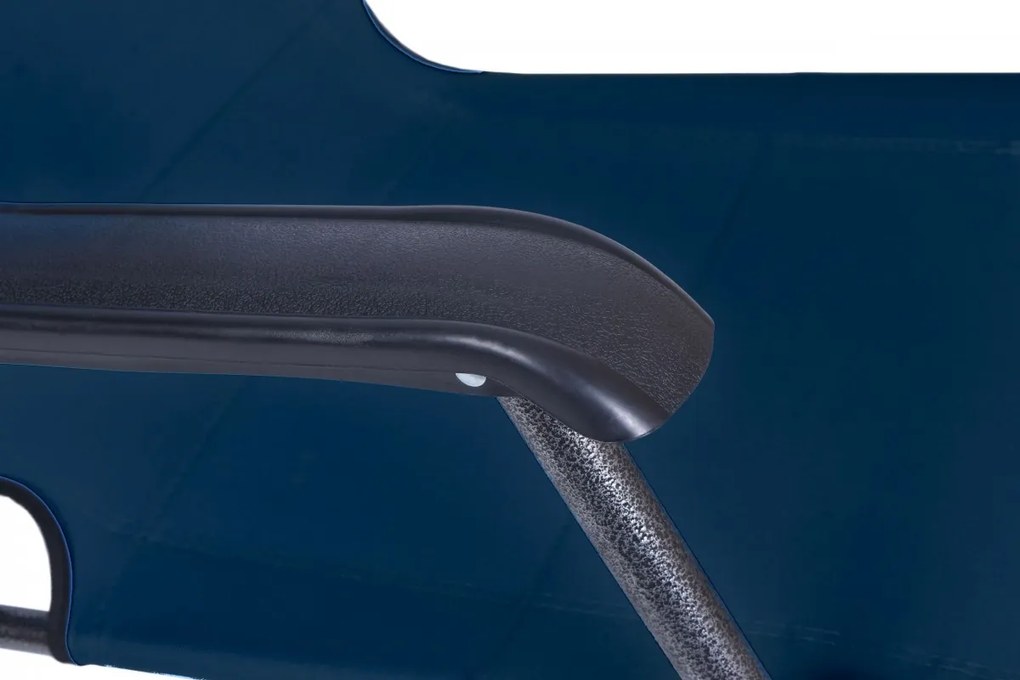 Záhradné lehátko Leon modré