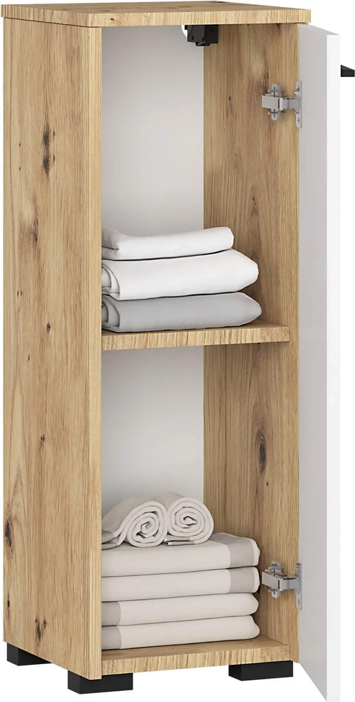 Kúpeľňová skrinka Fin S30 1D 30 cm dub - výber z 4 prevedení