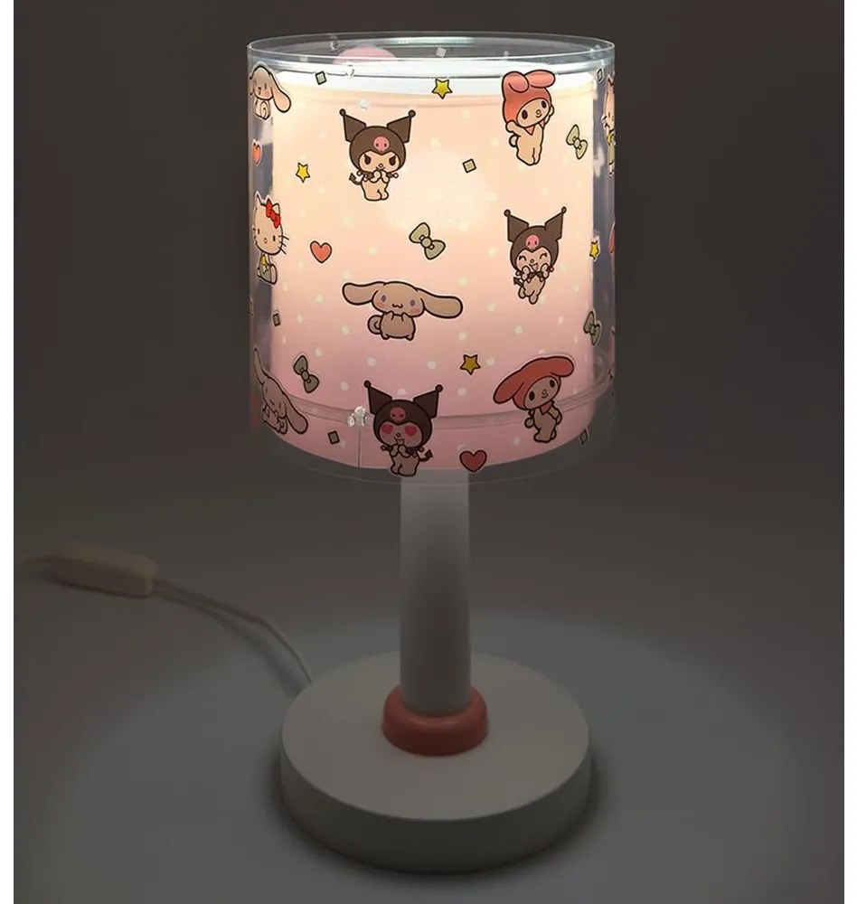 Dalber 41251 - LED detská lampička HELLO KITTY&FRIENDS 1xG4/4W/230V ružová