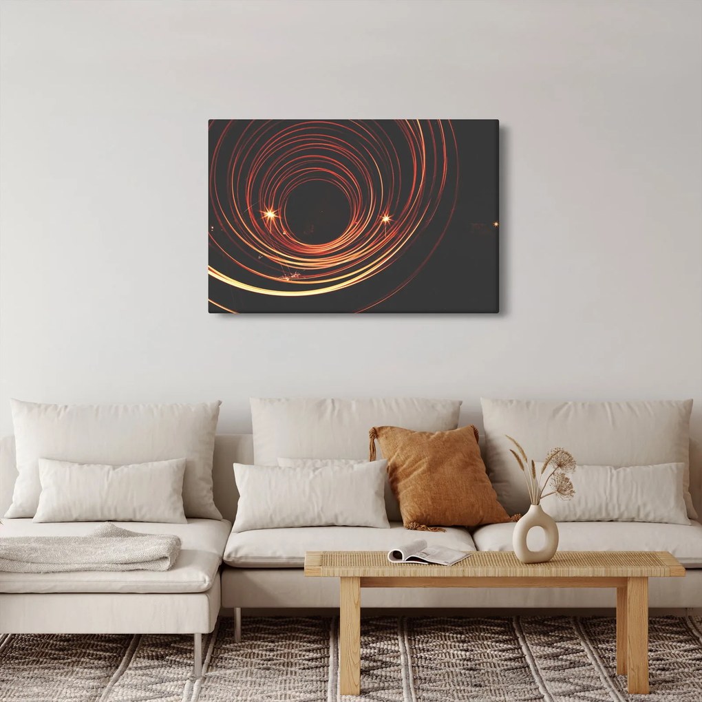 Obraz abstraktných liniek (90x60 cm)