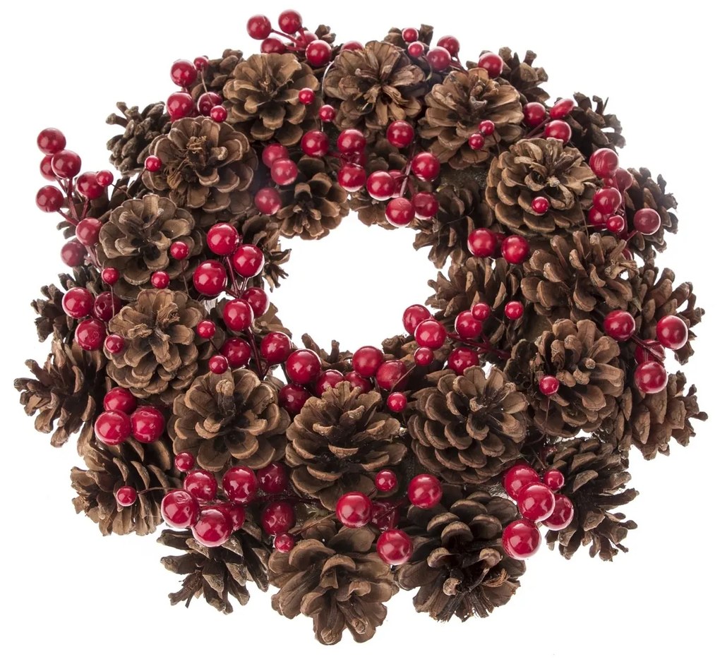 Vianočný veniec Red Berries 35 cm