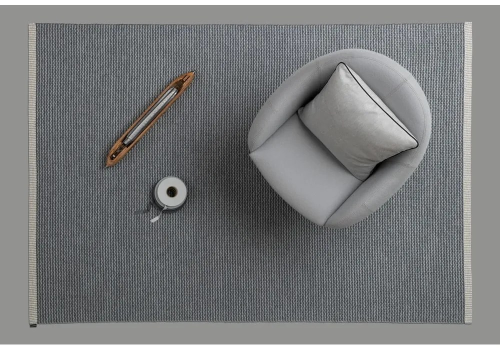 Sivý vnútorný a vonkajší koberec 60x85 cm Mono Granit – Pappelina