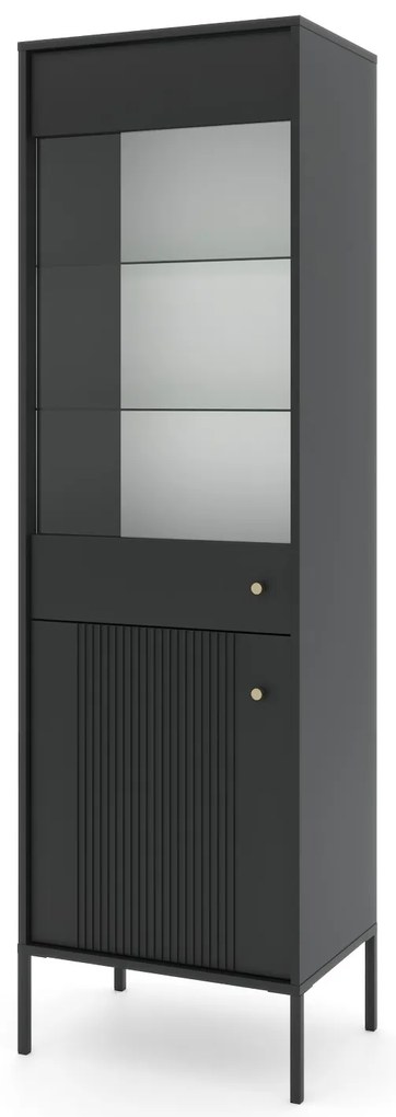 Vitrína Iseo 54 cm černá