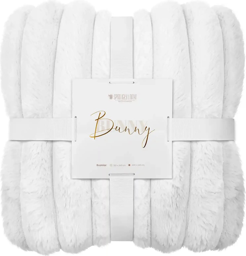 Deka BUNNY biela Rozmer: 220x240 cm