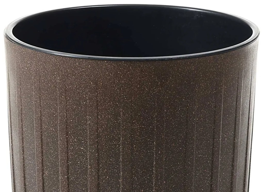 Kvetináč STRIPPED ECO III 25 cm espresso