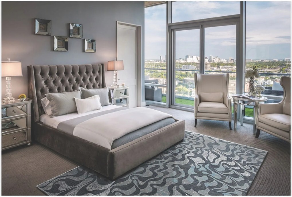 Diamond Carpets India, Ručne viazaný kusový koberec Diamond DC-M1 Grey / aqua, 365x550, šedá, chodba / predsieň