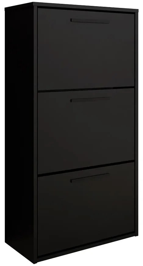 Skrinka na topánky Asper Stojaci Fr. čierna/čierna