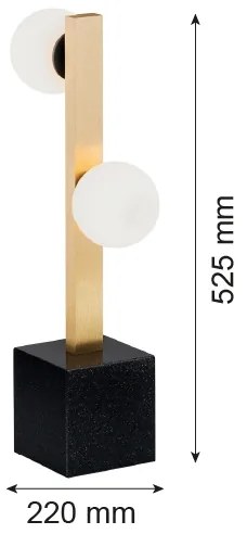 Argon 1044 - Stolná lampa FREEMONT 2xG9/5W/230V