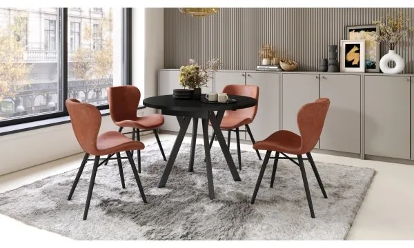 Jedálenský stôl ARTUR čierny