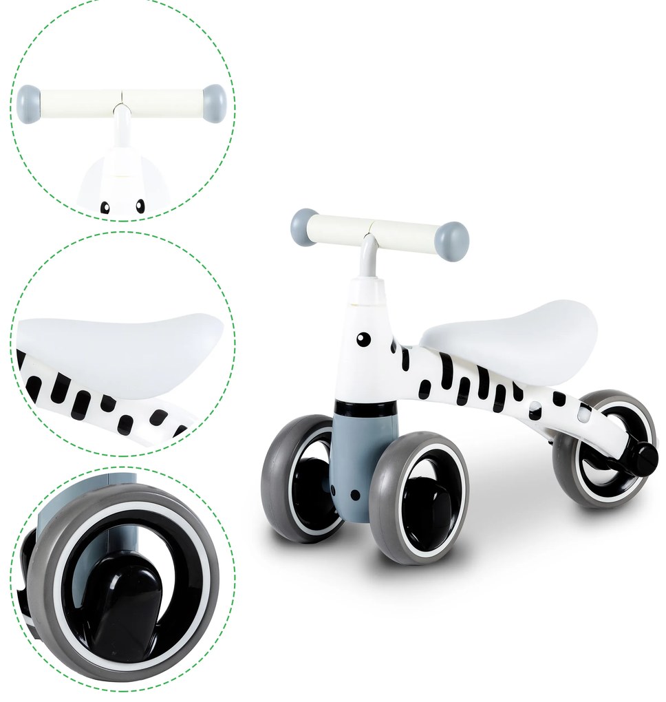 WELLHOX Balančný bicykel "Zebra"