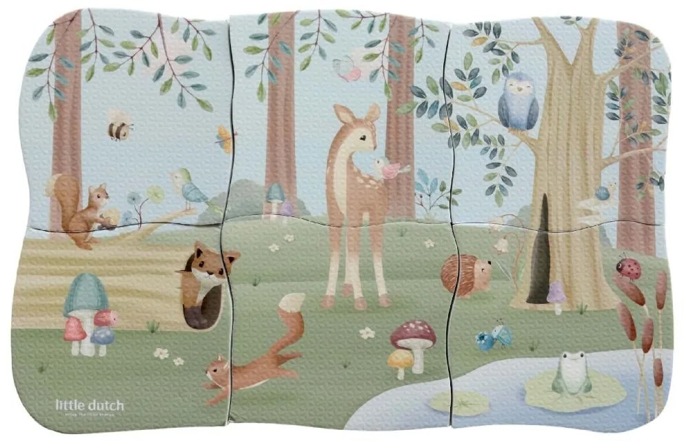 Puzzle do kúpeľa Forest Friends