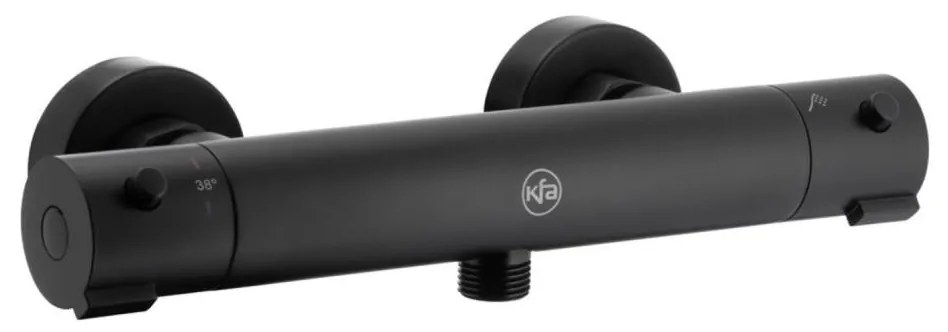 KFA Armatura 5736-010-81 - Termostatická sprchová batéria MOZA matná čierna