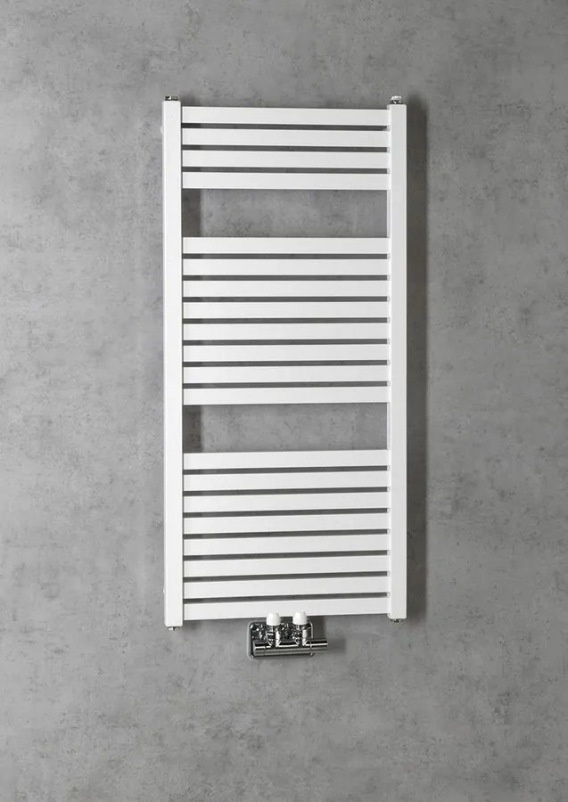 Aqualine Aqualine, TONDI vykurovacie teleso 450x970 mm, stredové pripojenie, biela, DT450T
