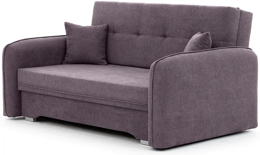 Rozkladacia 2-miestna pohovka LAINE, svetlofialová