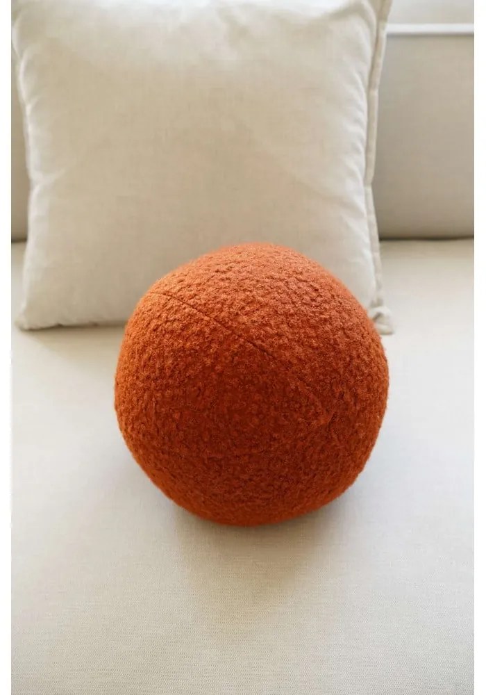 Dekoračný vankúš z materiálu buklé ø 20 cm Top – Mioli Decor