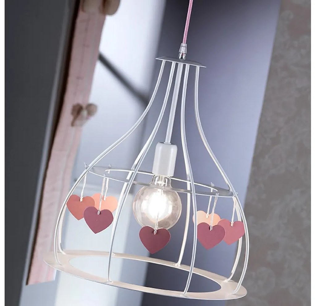 ONLI - Detský luster TITTA 1xE27/22W/230V ružová