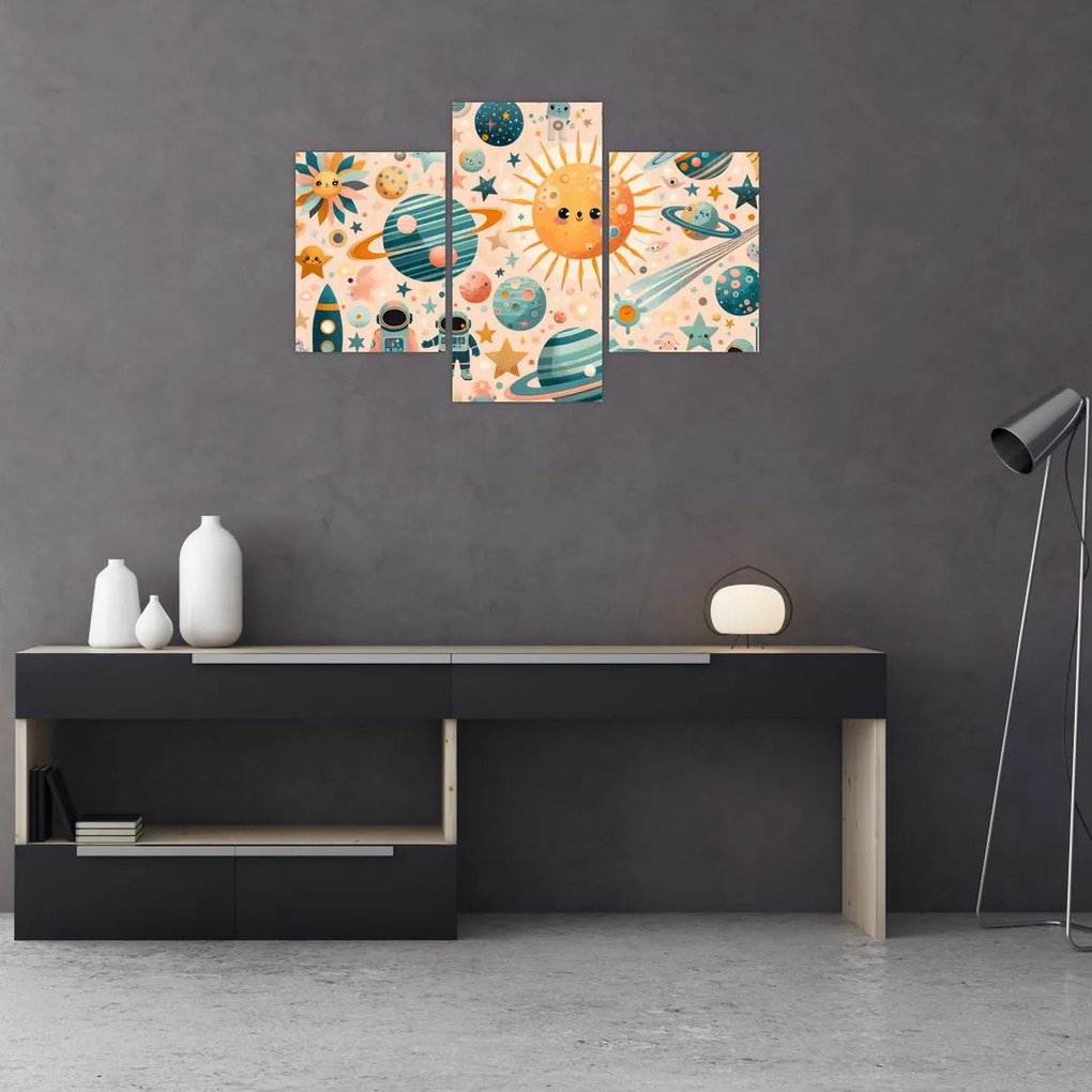 Obraz - Kúsky z vesmíru (90x60 cm)