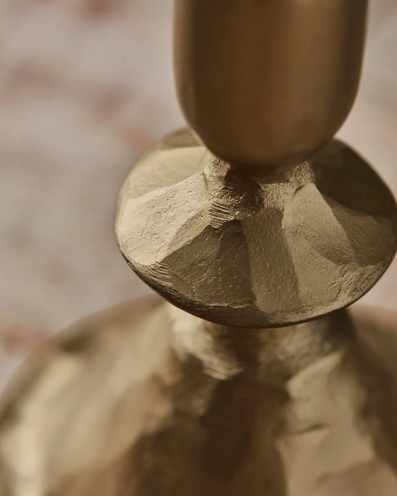 House Doctor Vysoký kovový svietnik Lumi Antique gold