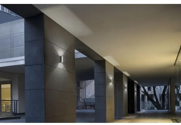 Redo 90114 - LED Vonkajšie nástenné svietidlo IVAR LED/7,6W/230V IP54 antracit