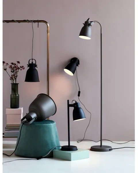 Nordlux - Luster na lanku ADRIAN 1xE27/25W/230V pr. 16 cm antracit