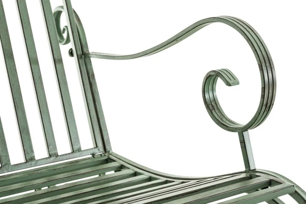 Kovové hojdacie kreslo Smile (SET 2 ks) - Zelená antik